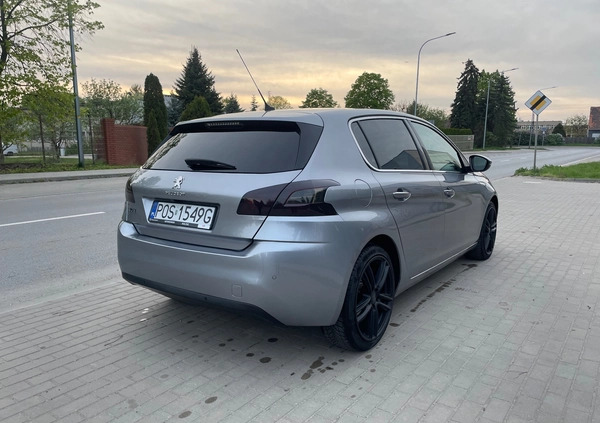 Peugeot 308 cena 45500 przebieg: 88900, rok produkcji 2014 z Kalisz małe 46